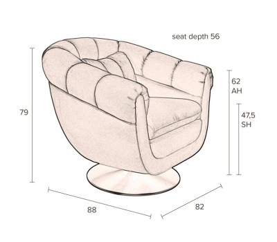 photo-taille-fauteuil-lounge-et-club-member Photo dimensions fauteuil lounge et club MEMBER