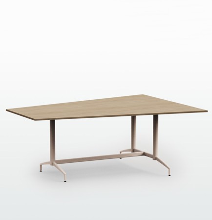 Photo table de réunion forme trapèze OKABA 2 m
