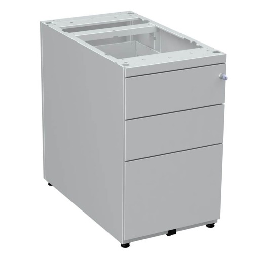 caisson hauteur bureau métallique