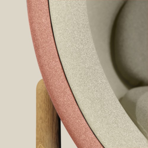 finition fauteuil acoustique capsule bicolor