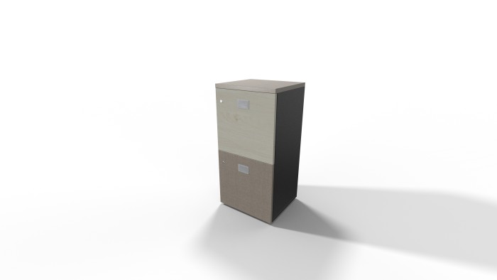 Photo colonne 2 casiers fabricant Français
