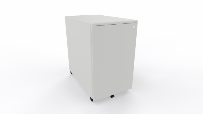 Photo caisson compact en métal fabrication française blanc
