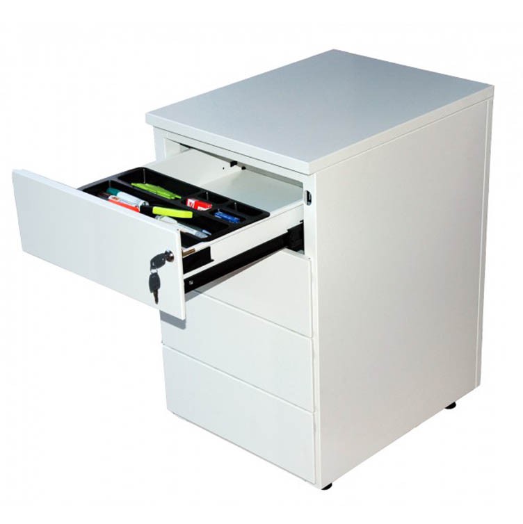 caisson hauteur bureau métallique