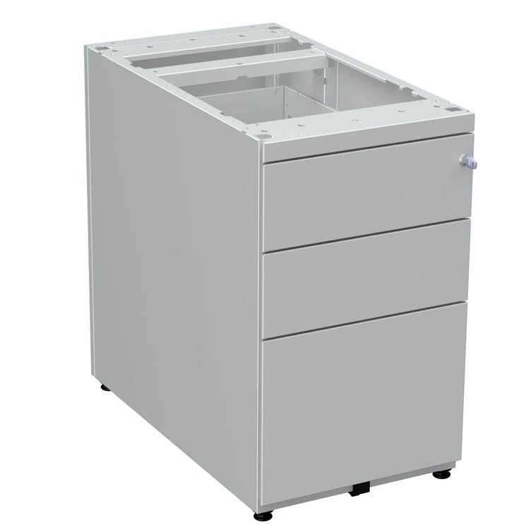 caisson hauteur bureau métallique