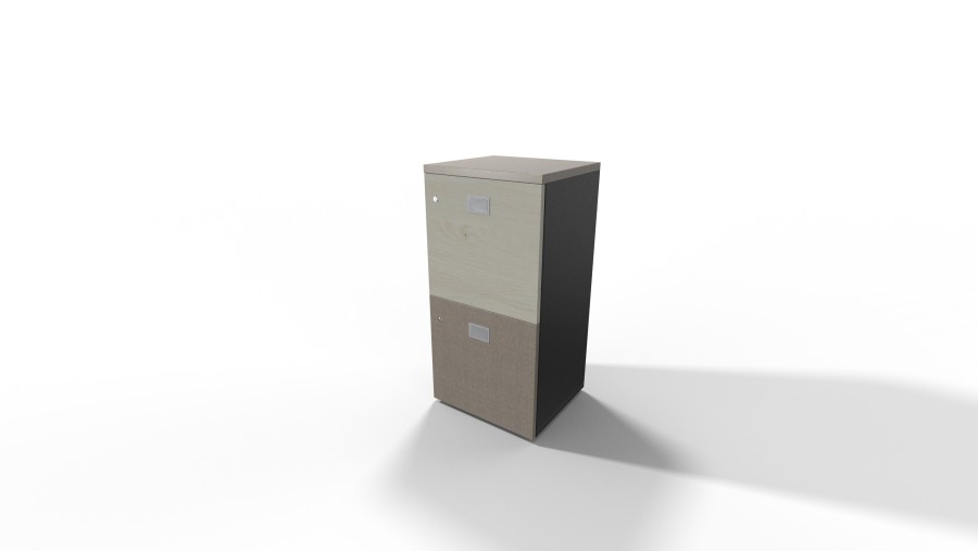 Photo colonne 2 casiers fabricant Français
