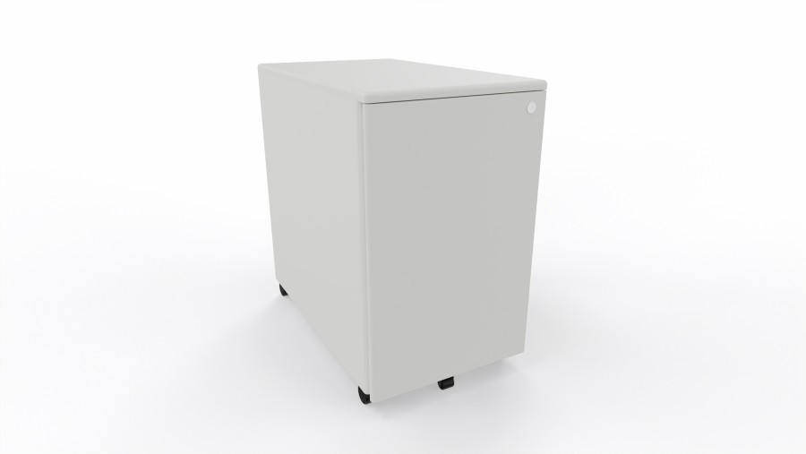 Photo caisson compact en métal fabrication française blanc
